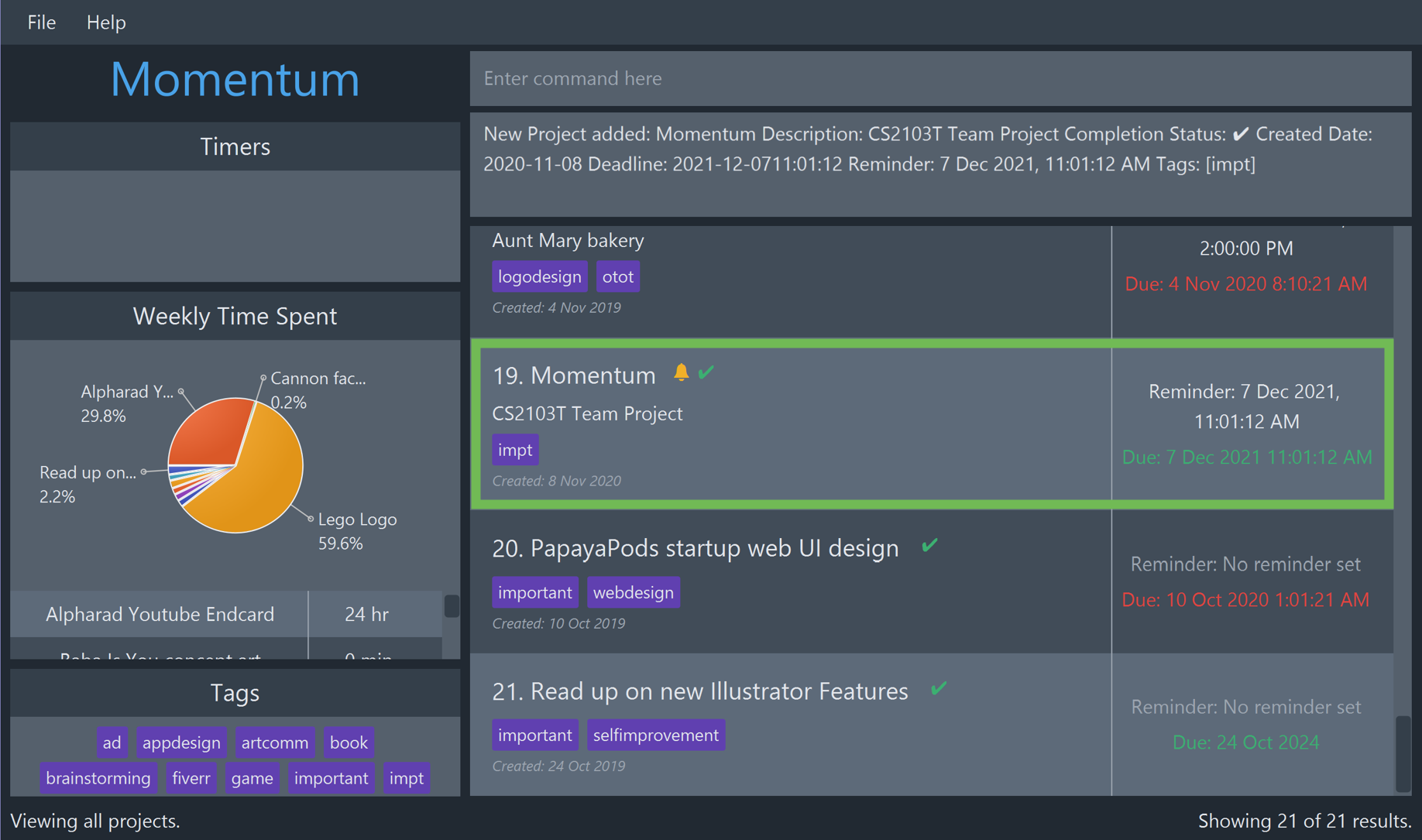 Walkthrough of Creating a Project Diagram Step 3