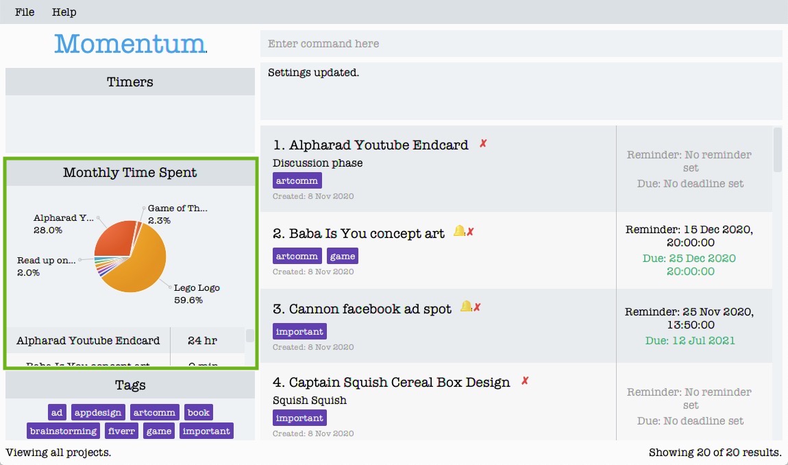 Settings Walkthrough Step 3